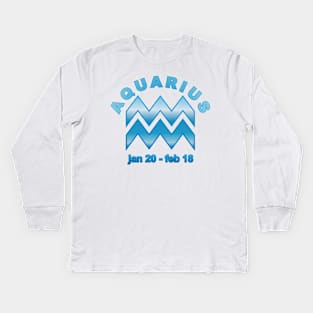 Aquarius Kids Long Sleeve T-Shirt